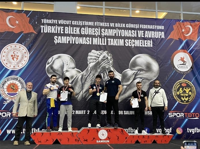 Afyonlu bilek güreşçisi Türkiye şampiyonu