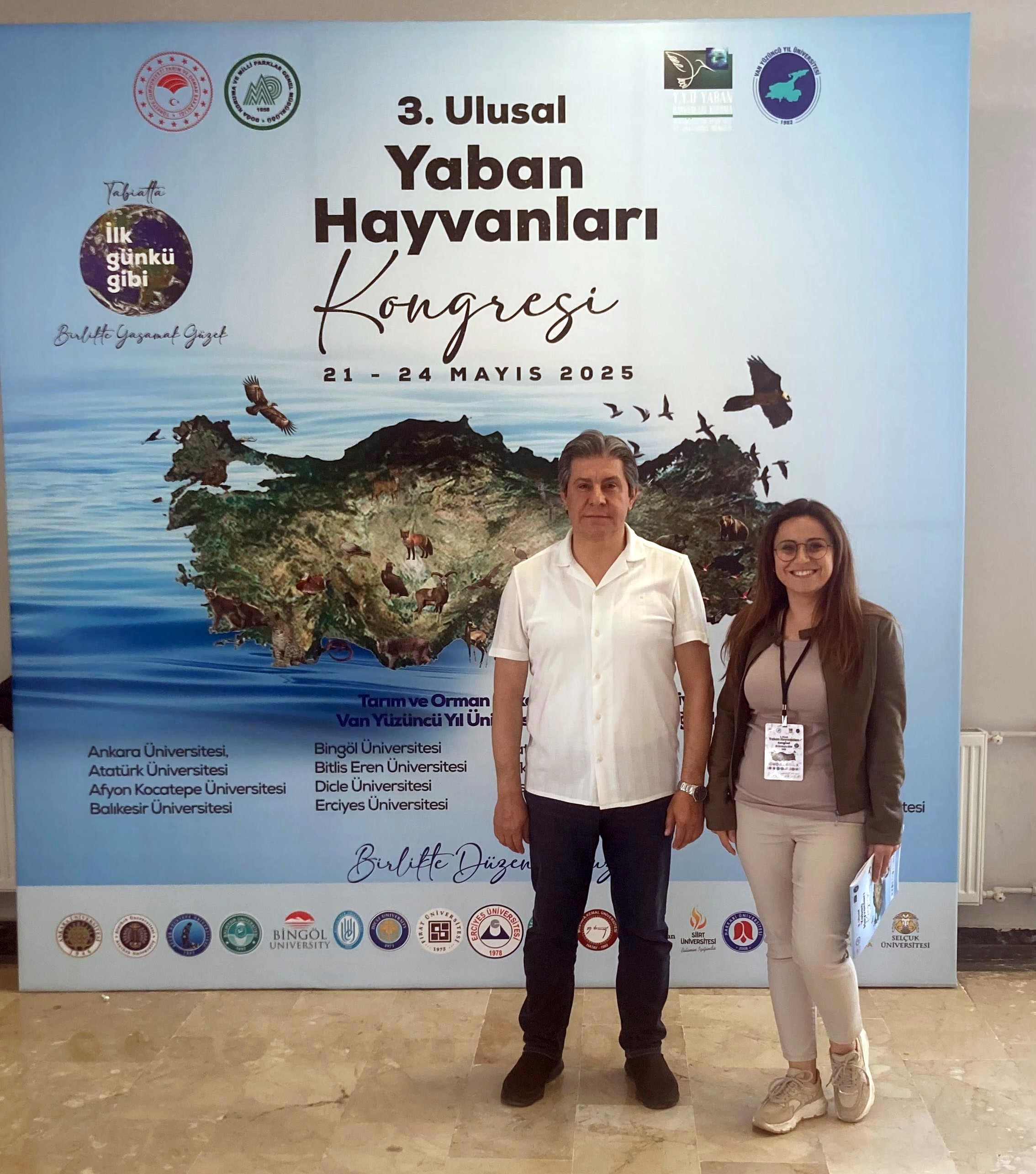 AKÜREM, Van’da “3. Ulusal Yaban Hayvanları Kongresi”ne Katıldı