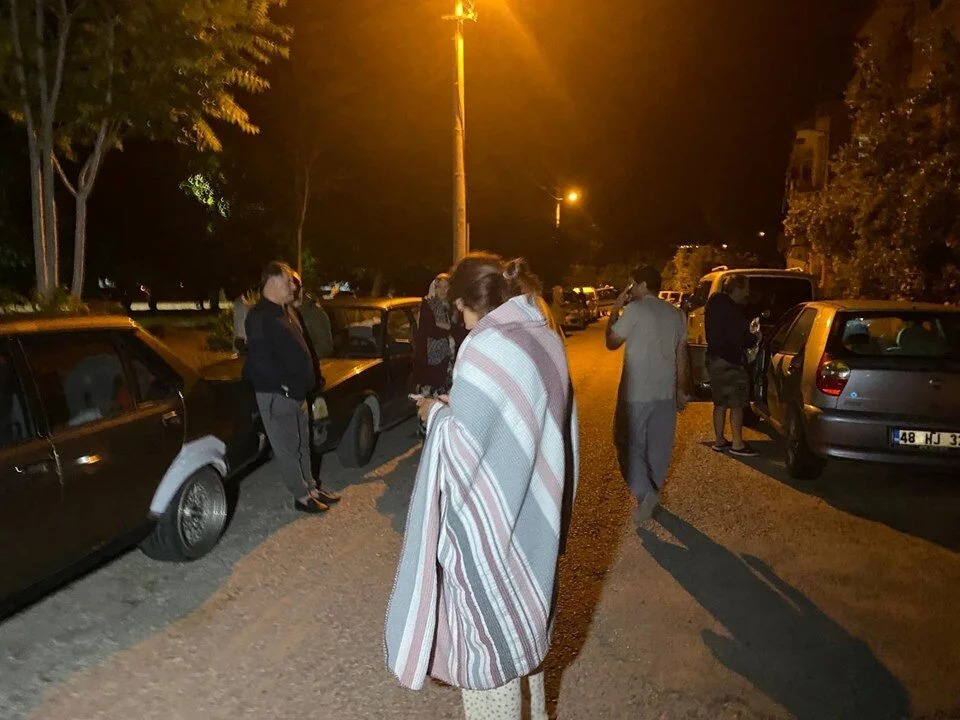 Marmaris açıklarında 5,8 büyüklüğünde deprem