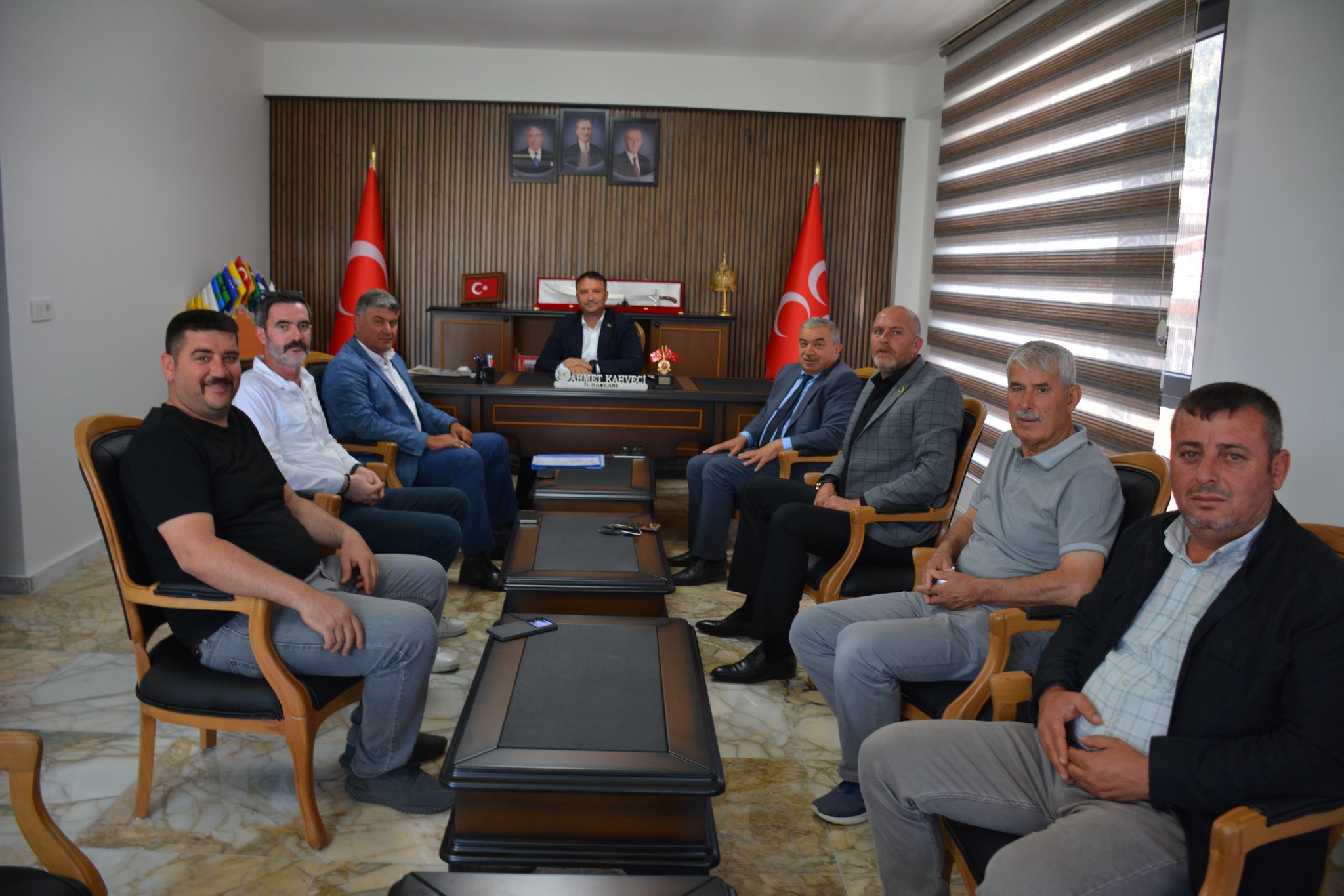 MHP Şuhut Teşkilatından Başkan Kahveci'ye Ziyaret