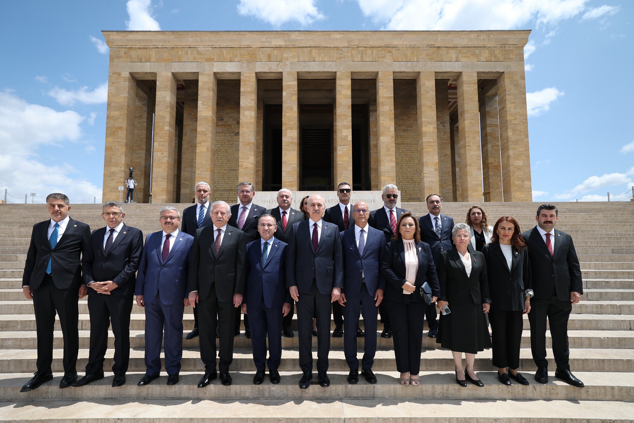 Yurdunuseven, TBMM Heyetiyle Anıtkabir’i Ziyaret Etti