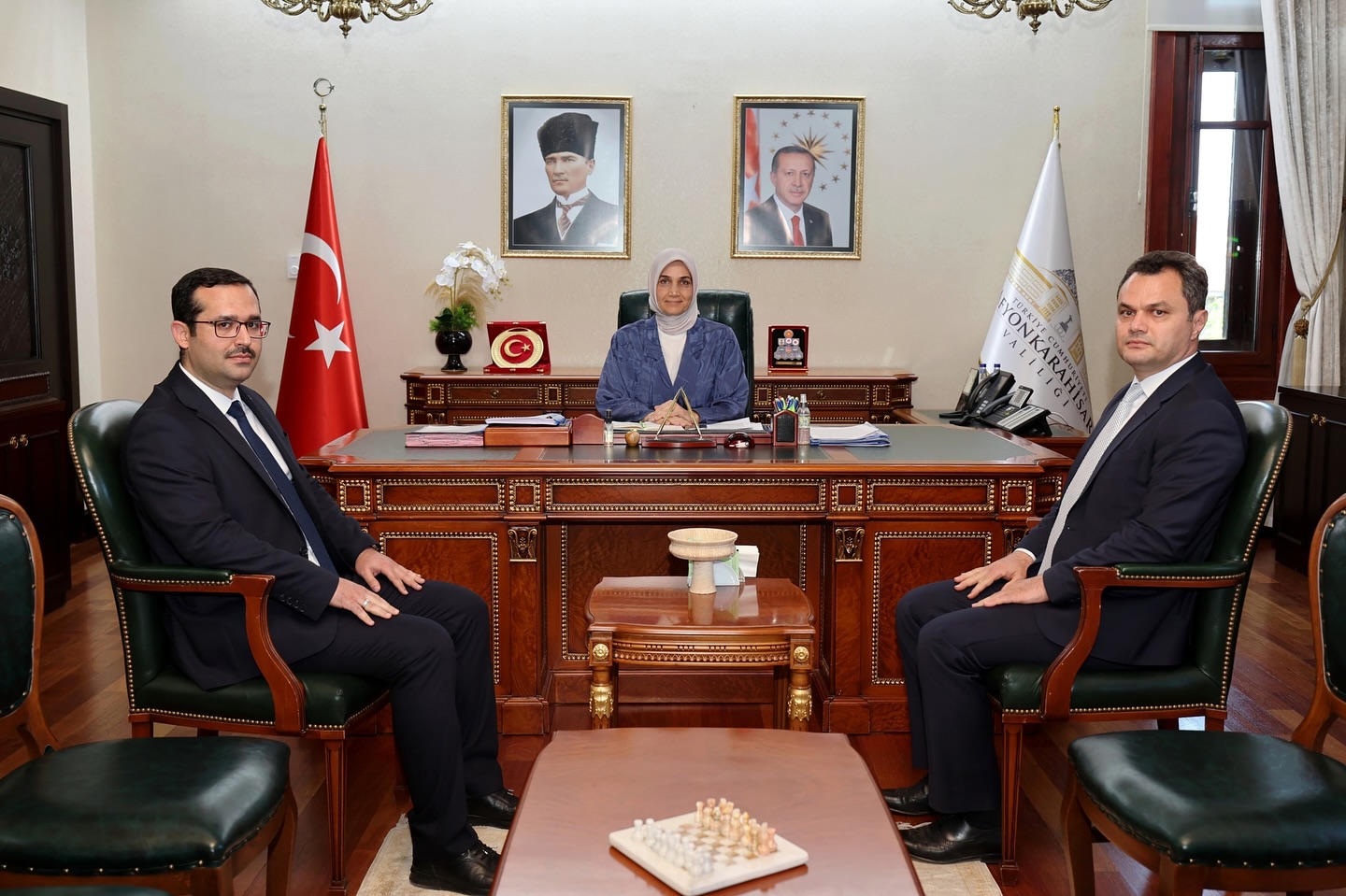 Vali Yiğitbaşı Yeni Kurum Müdürlerini Kabul etti