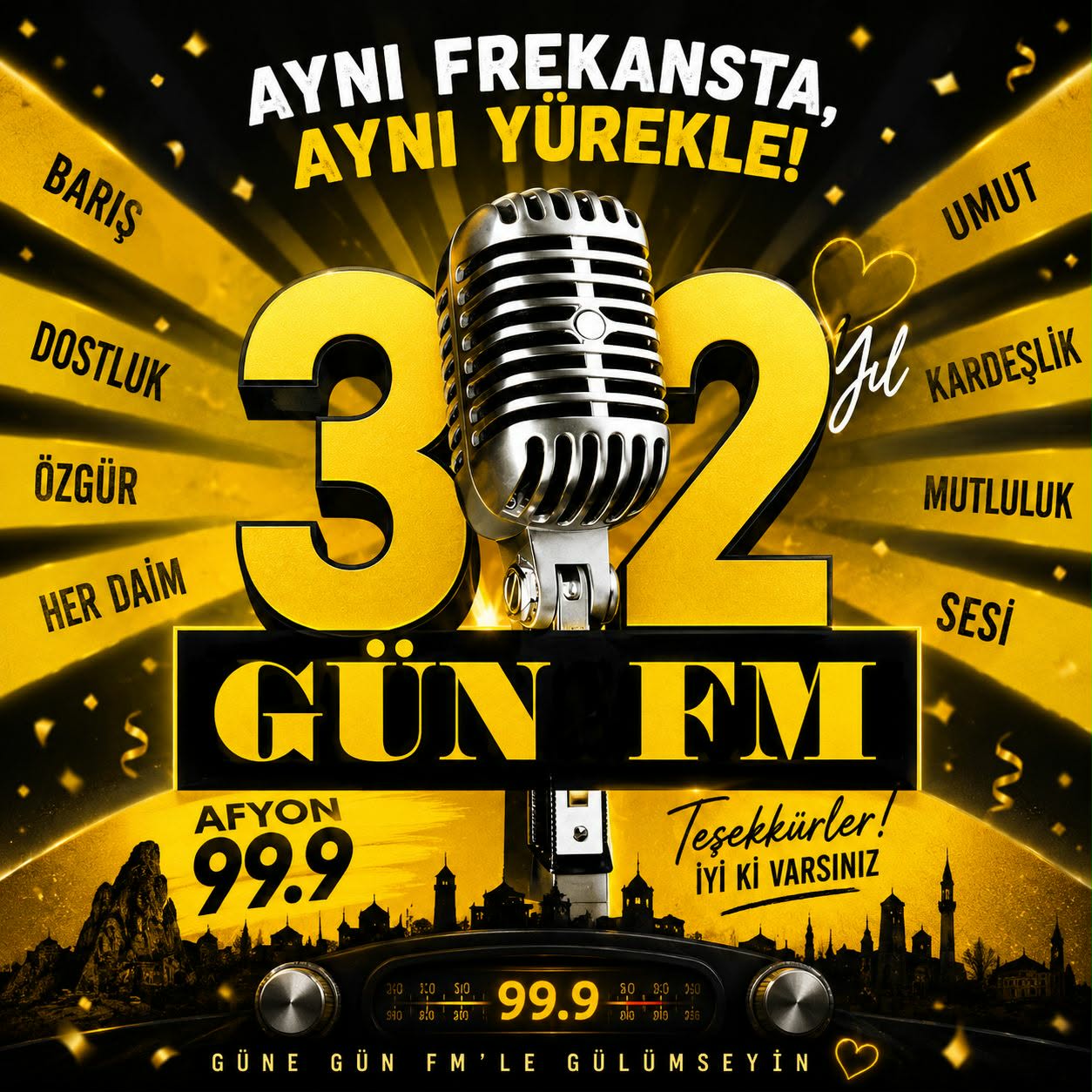 GÜN FM 32 YAŞINDA