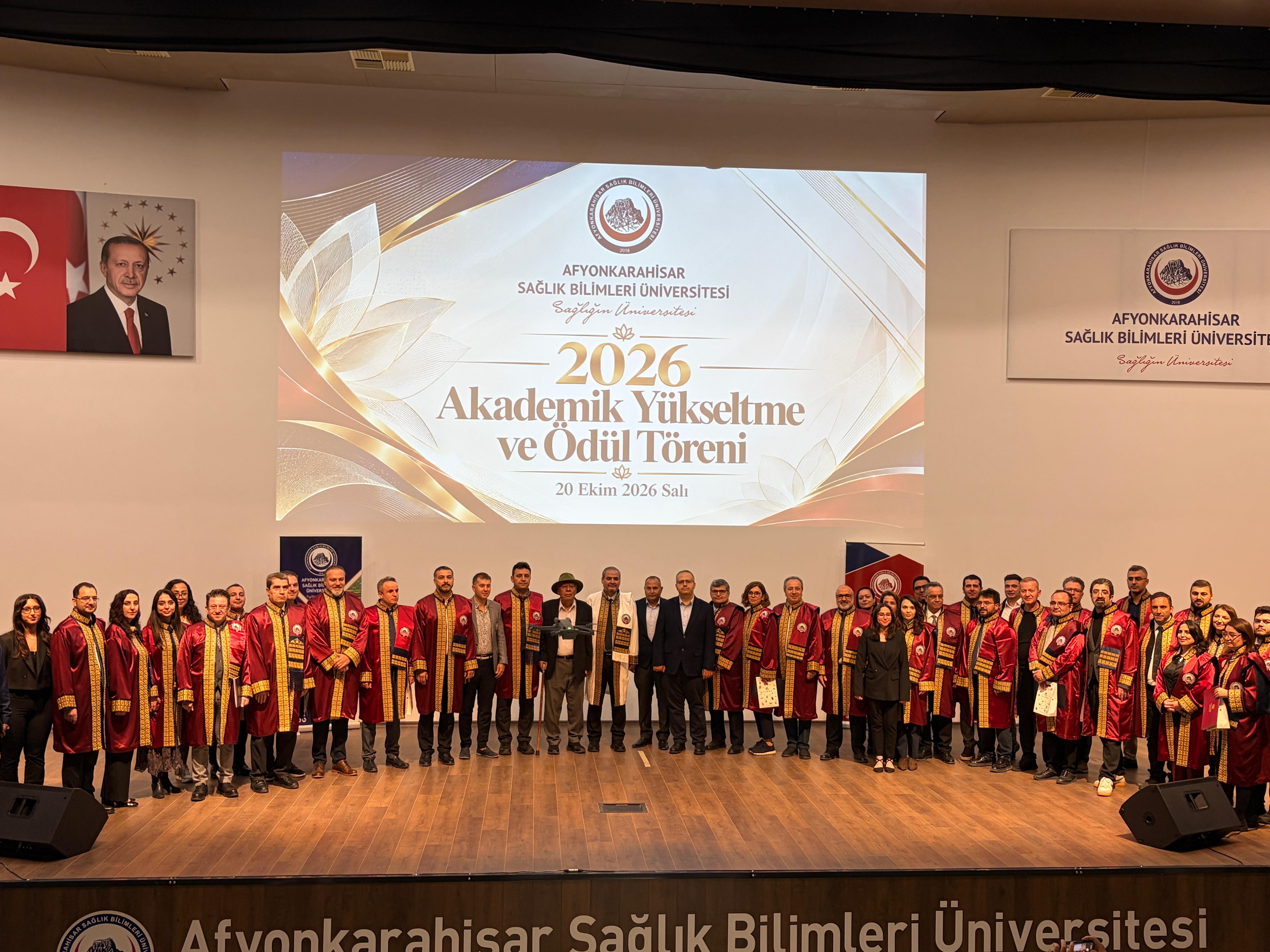 AFSÜ 2026 Akademik Yükseltme ve Ödül Töreni Yapıldı