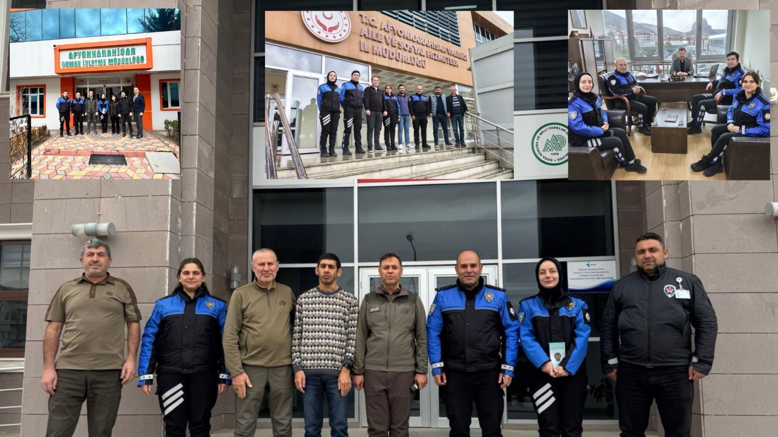 AFYONKARAHİSAR EMNİYETİ’NDEN KURUMLARA ZİYARET VE KOORDİNASYON TOPLANTISI
