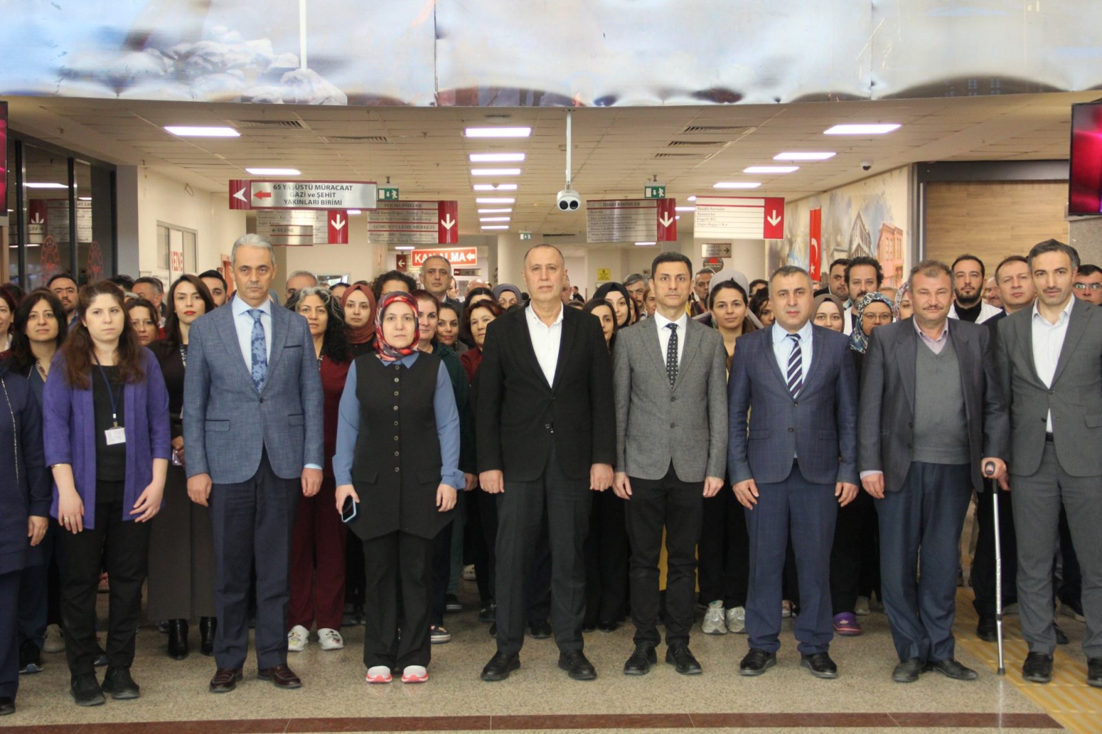 Devlet Hastanesinde İstiklal Marşı Anma Etkinliği