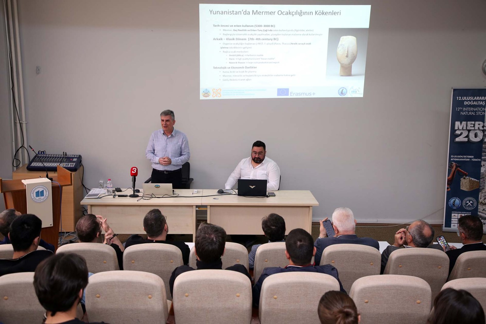 Prof. Dr. Kapageridis, Yunanistan Mermer Endüstrisini Anlattı