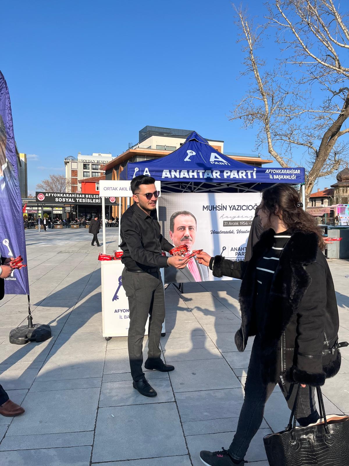 Anahtar Parti, Muhsin Yazıcıoğlu'nu Andı