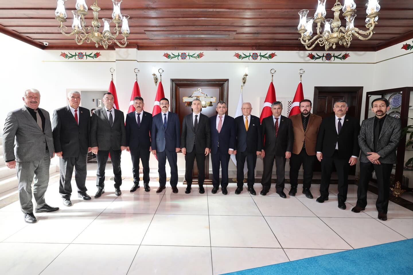 Vali Aktaş, Emirdağ ve Bayat Heyetlerini Kabul Etti