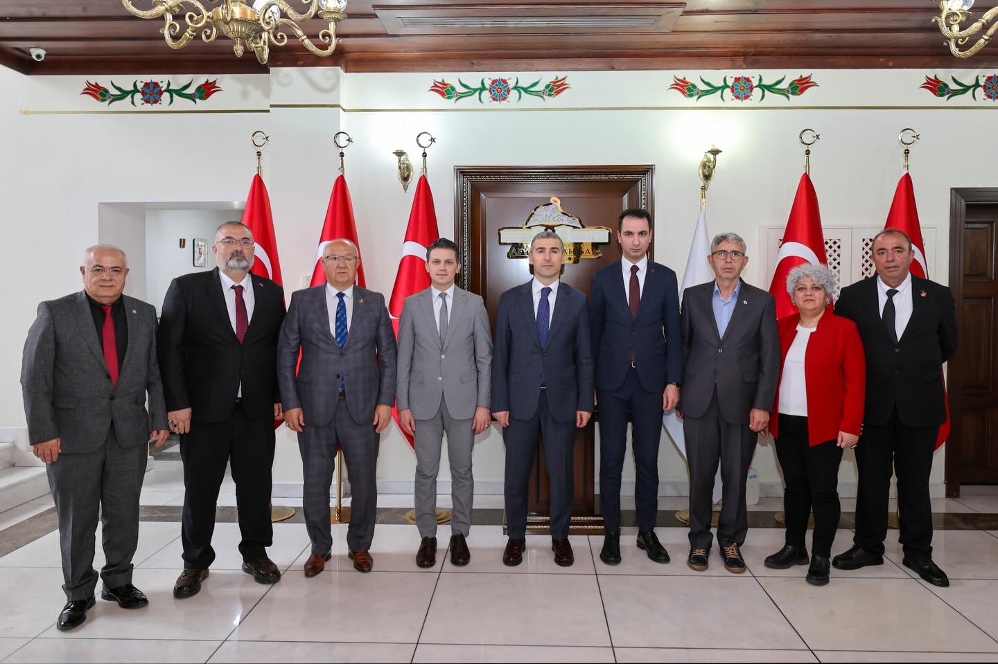 Aktaş, Dazkırı, İscehisar ve Kızılören Heyetlerini Kabul Etti