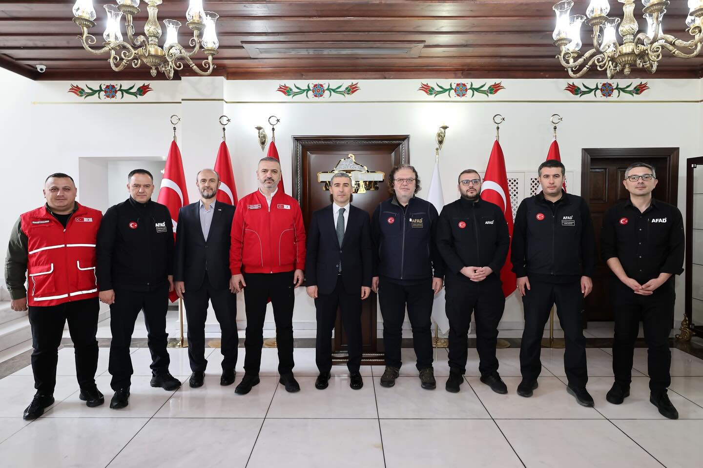 Vali Aktaş, AFAD Yetkililerini Kabul Etti