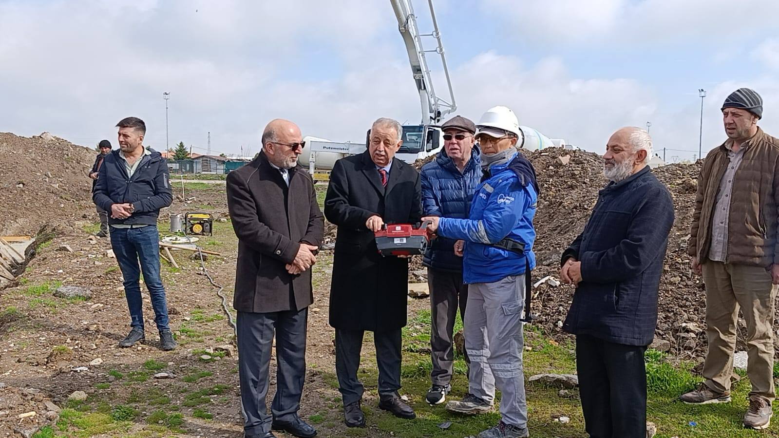 İL MÜFTÜSÜ İMAMOĞLU CAMİ TEMEL ATMA TÖRENİNE KATILDI