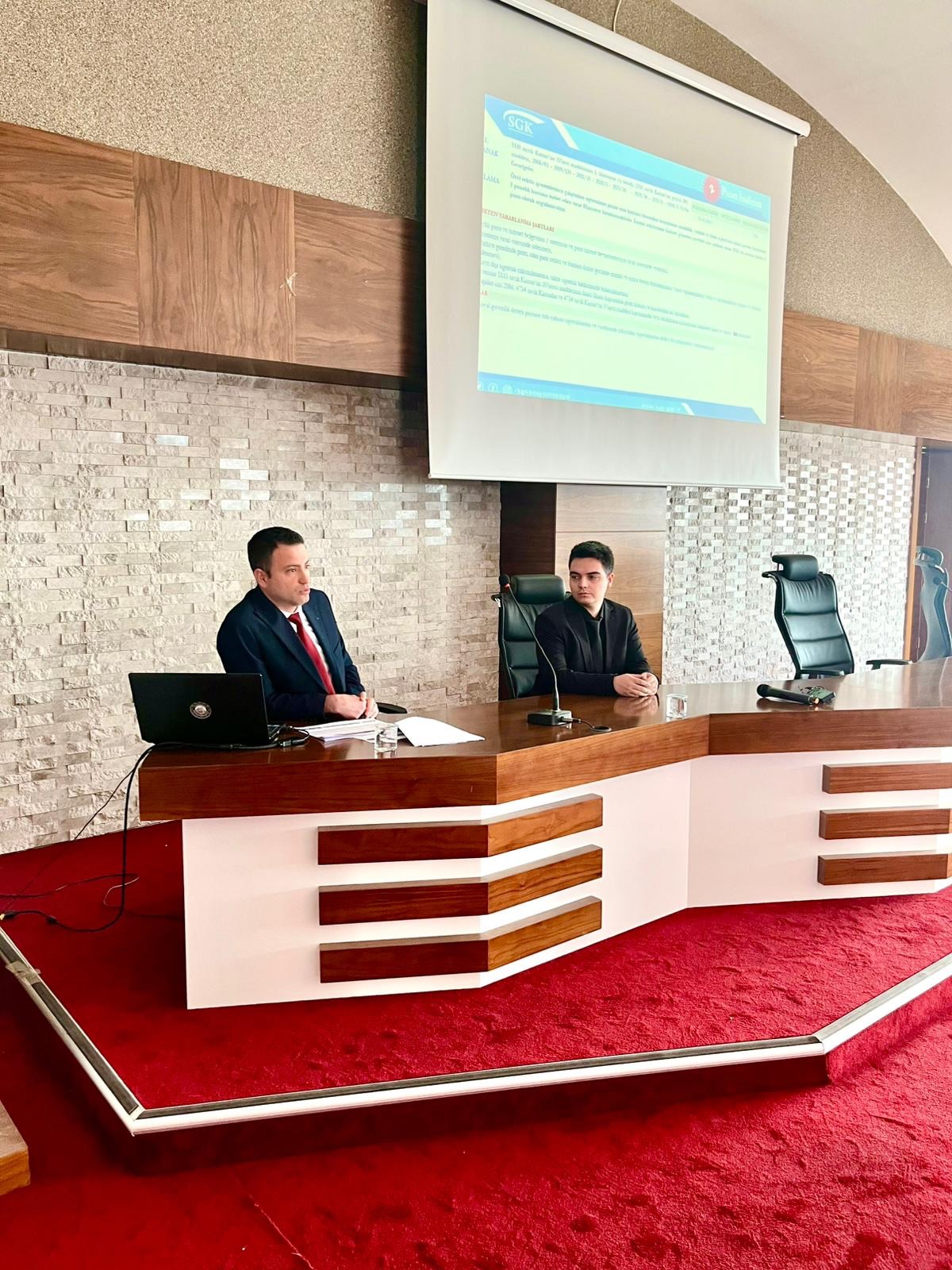 İşverenlere Sağlanan Destekler Hakkında Sunum Yapıldı