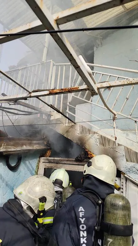 Fakı Paşa Mahallesinde Yangın