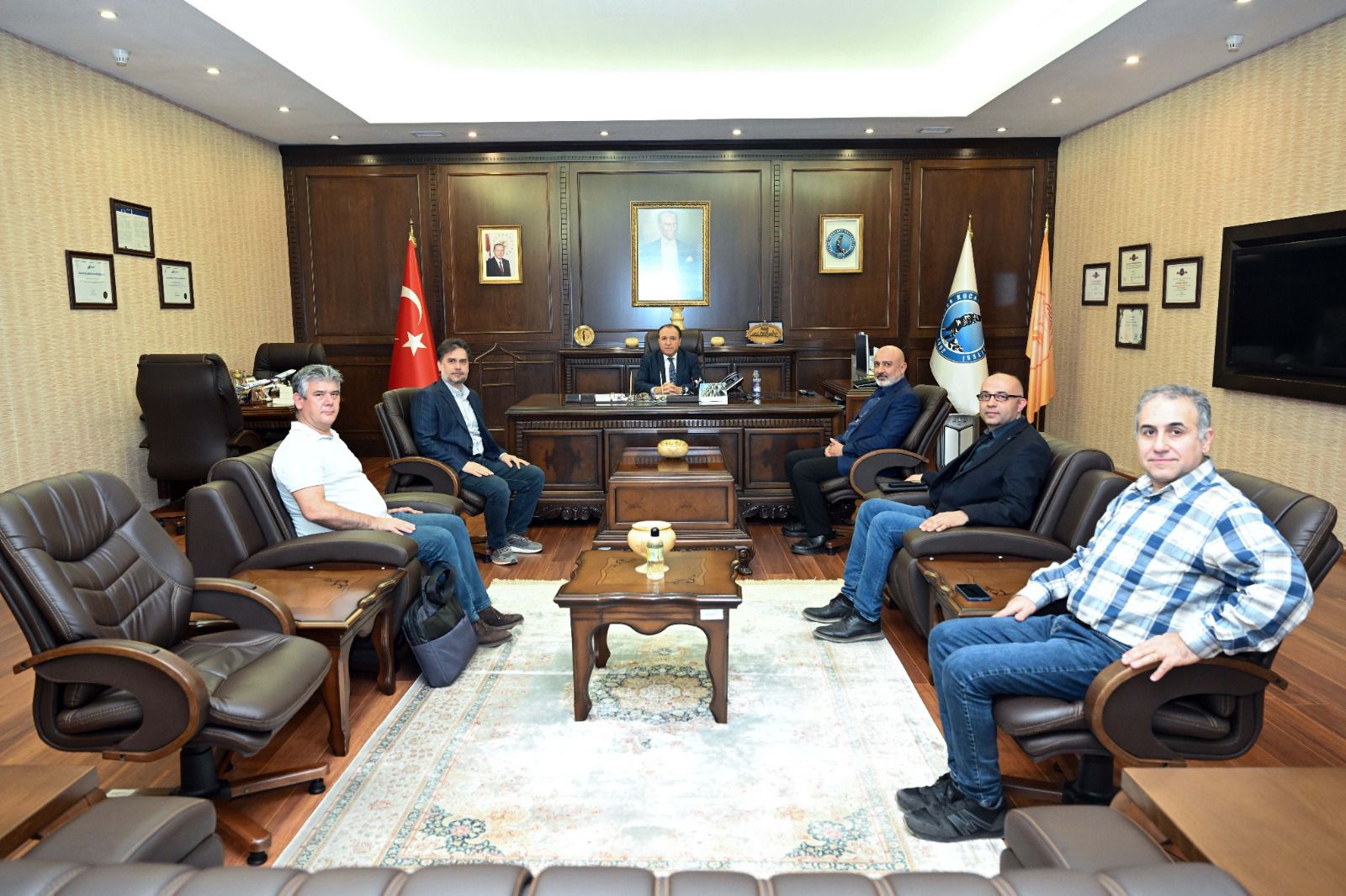 Rektör Karakaş Bilgilendirildi