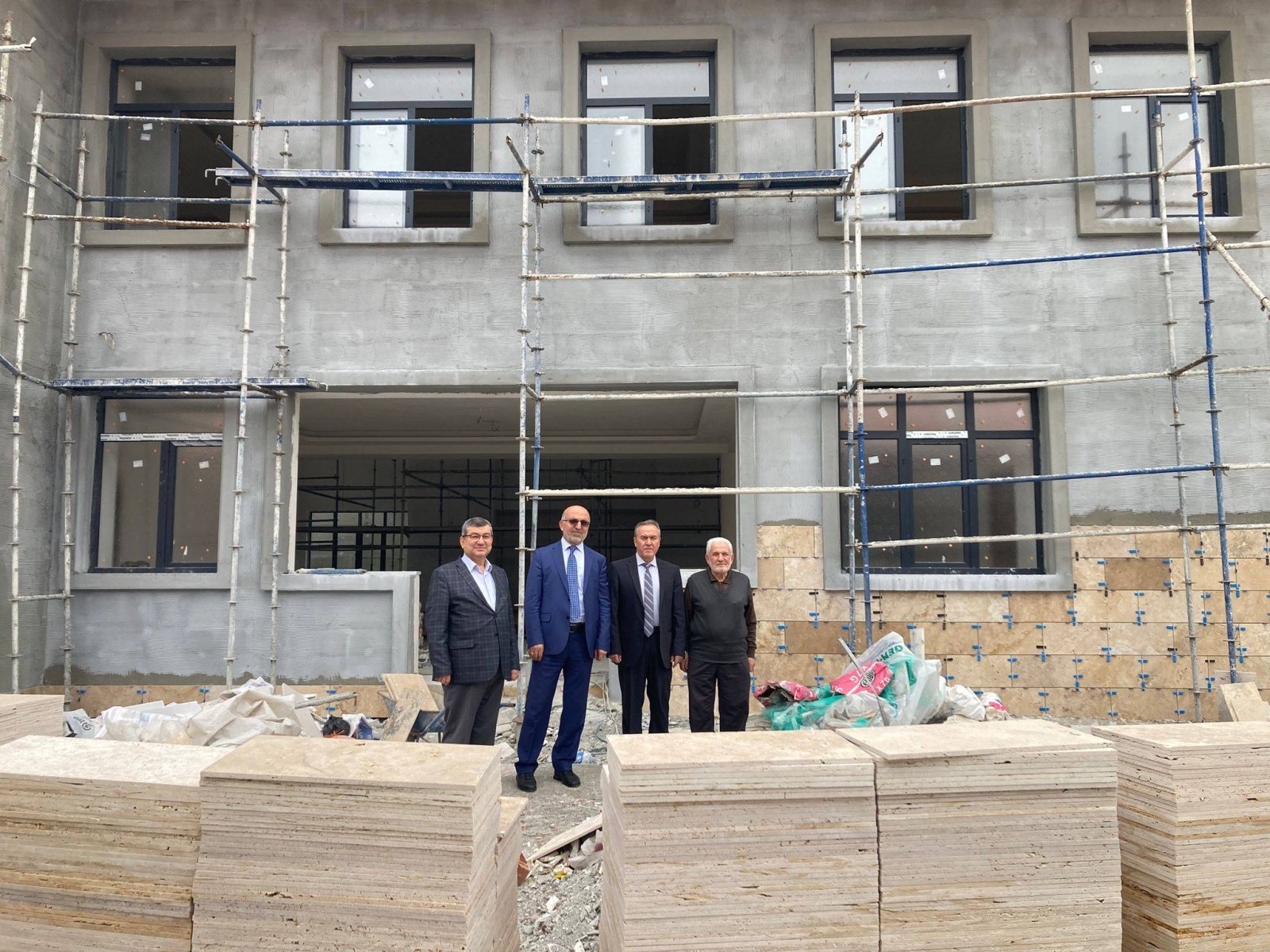 Müftü İmamoğlu, Mevlana Camii İnşaatını İnceledi