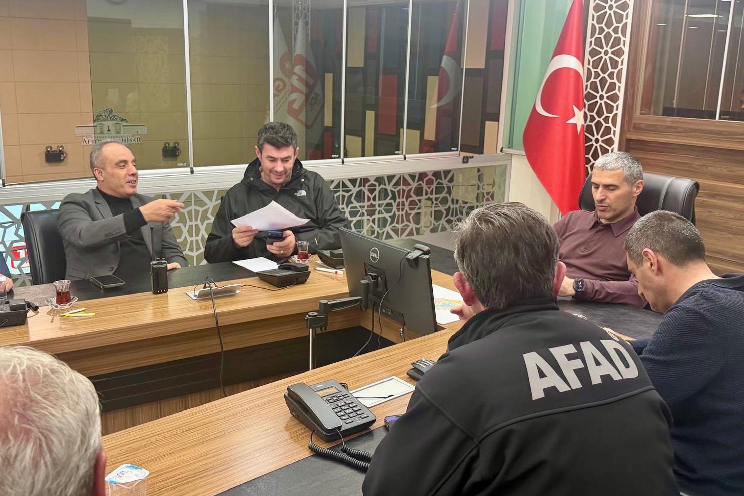 Afyonkarahisar’da Ekipler Sahada