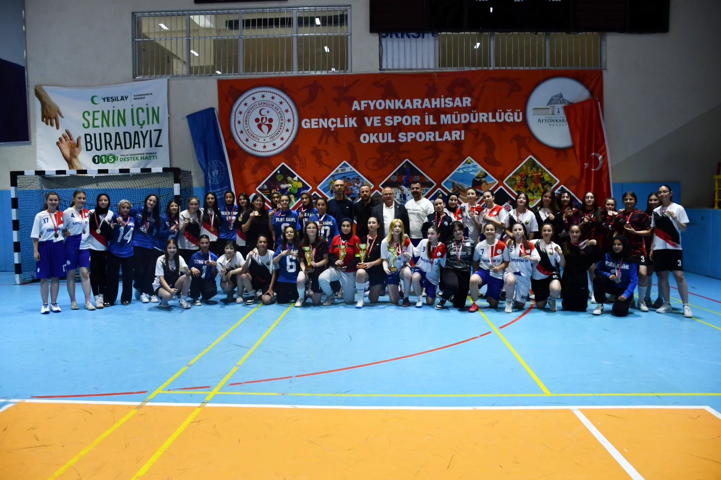 Okul Takımları Futsalda Kıyasıya Yarıştı