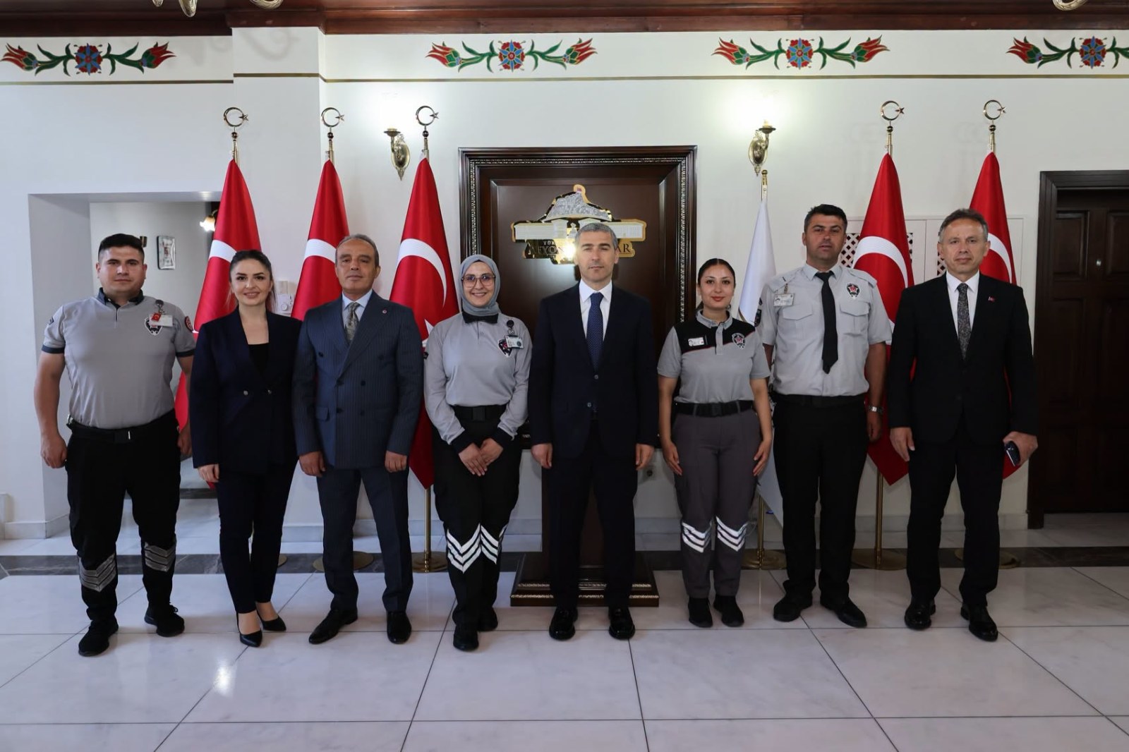 Vali Aktaş'a, Özel Güvenlik Haftası Ziyareti