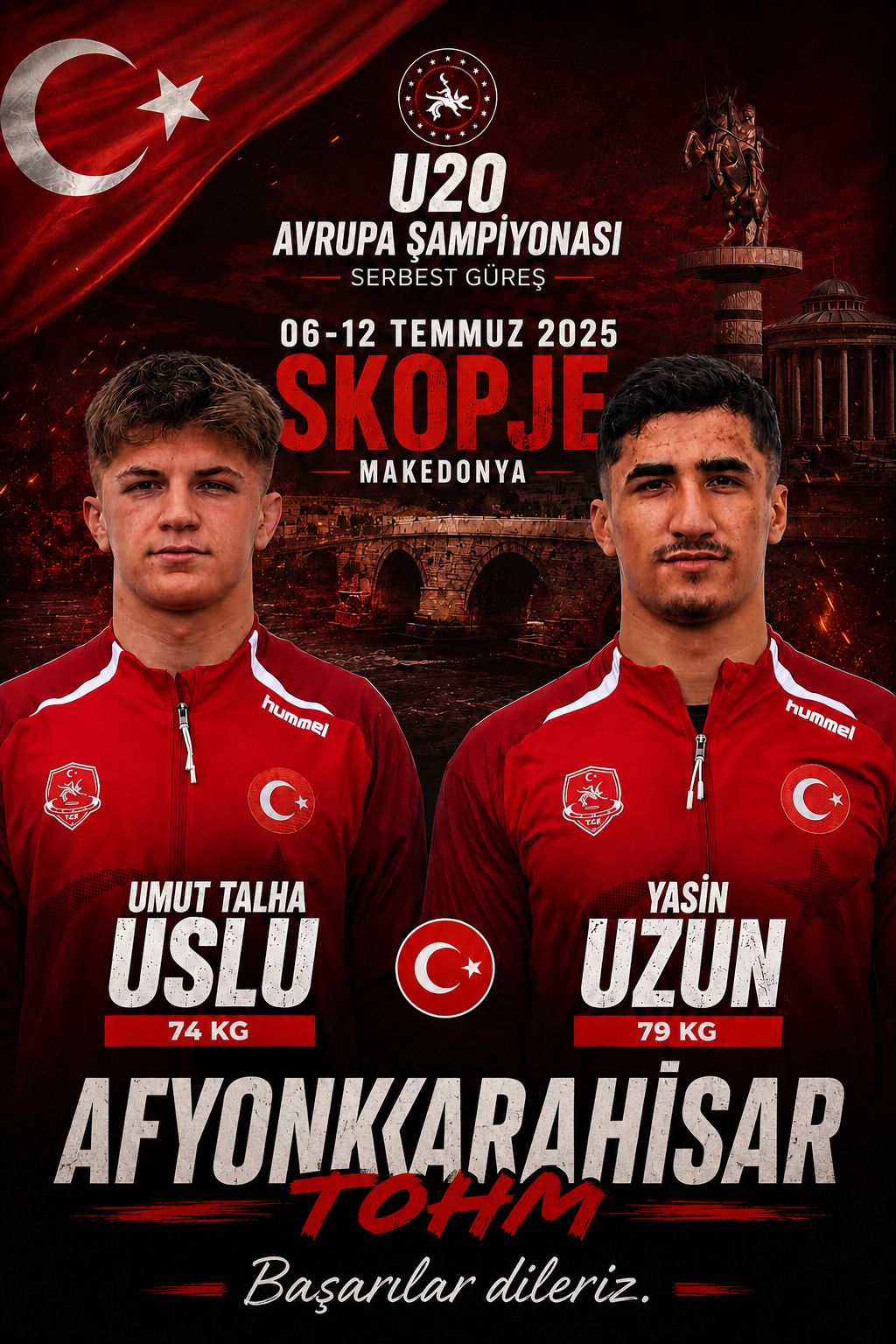 TOHM Sporcuları Avrupa Şampiyonası'nda Türkiye'yi Temsil Edecek