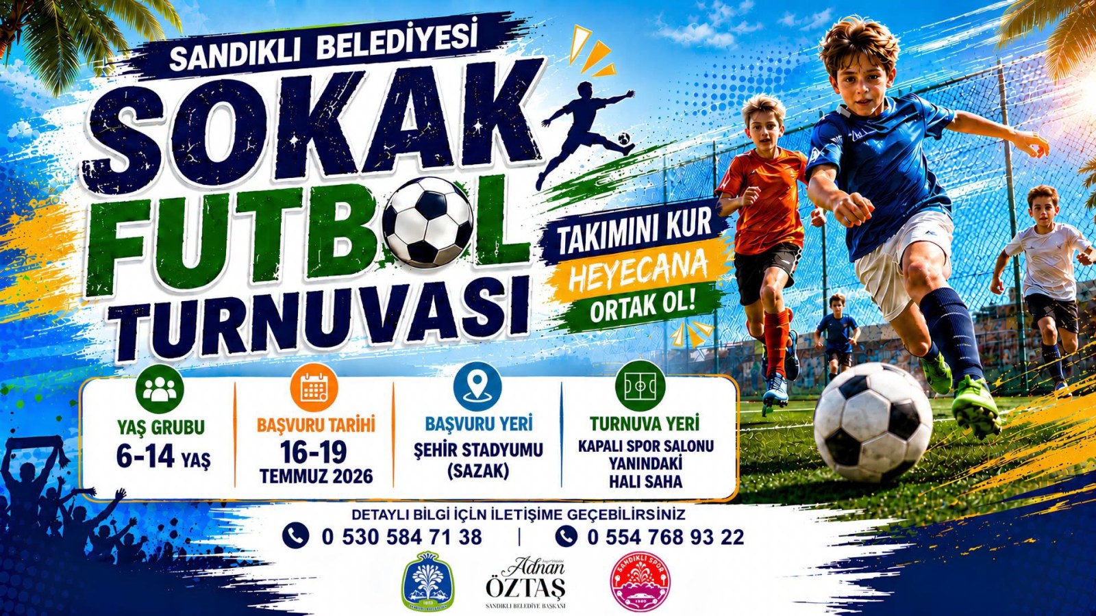 Sandıklı'da Sokak Futbol Turnuvası