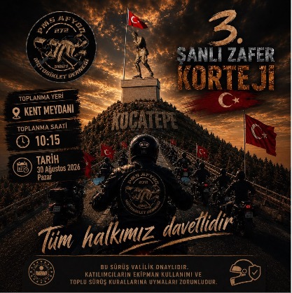 Afyonkarahisar’da 30 Ağustos’a Özel “3. Şanlı Zafer Korteji” Düzenlenecek