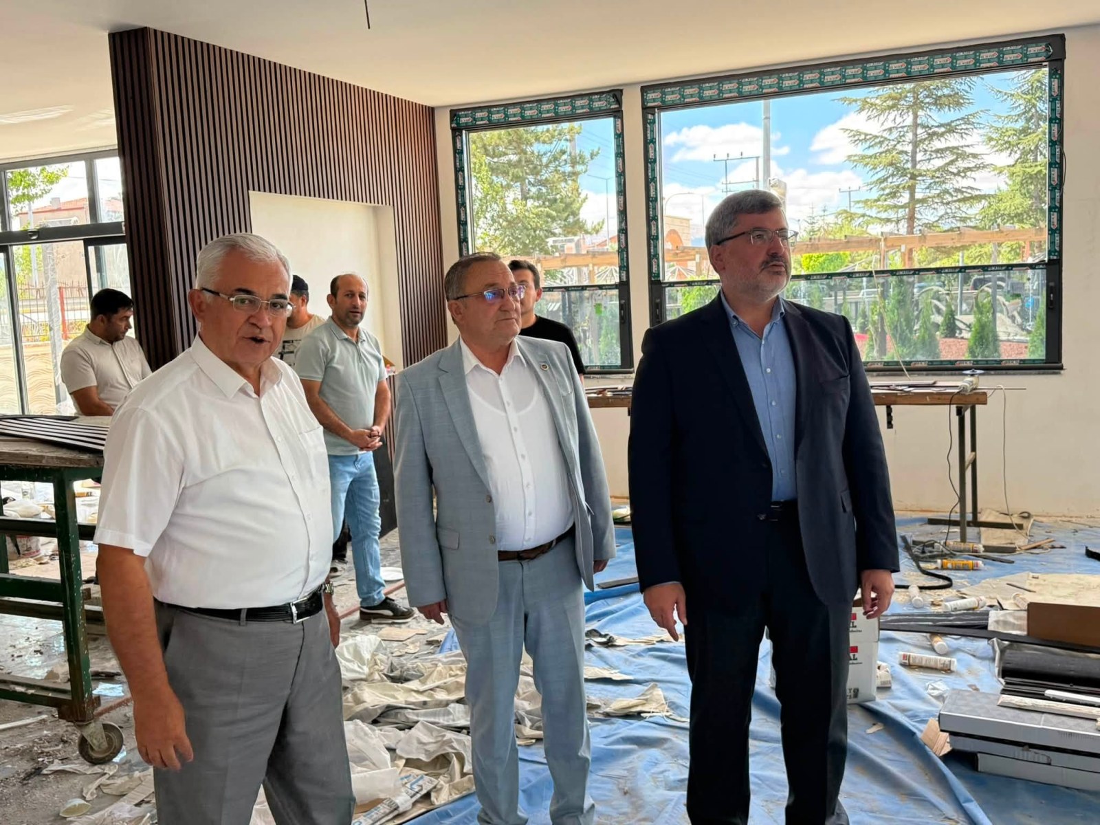 Özkaya, Akören'de İncelemelerde Bulundu