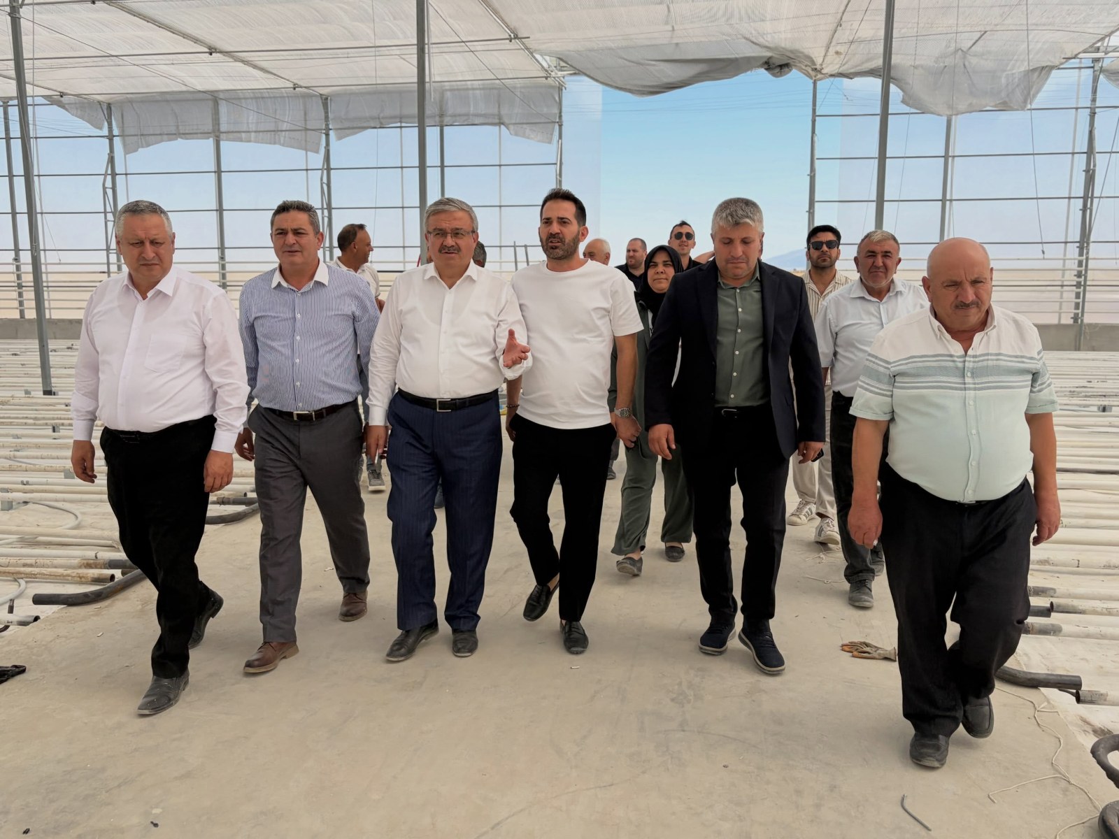 Topraksız Sera Projesini İncelediler