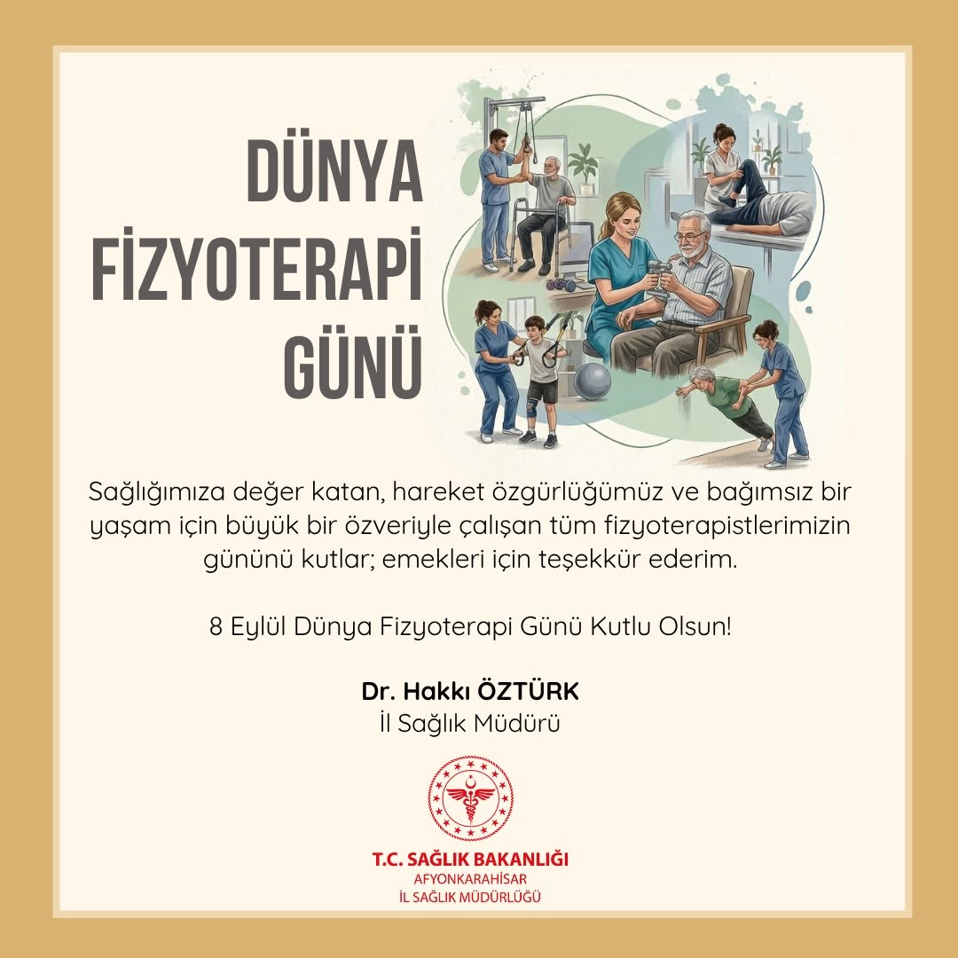 Dr. Öztürk, Dünya Fizyoterapi Gününü Kutladı