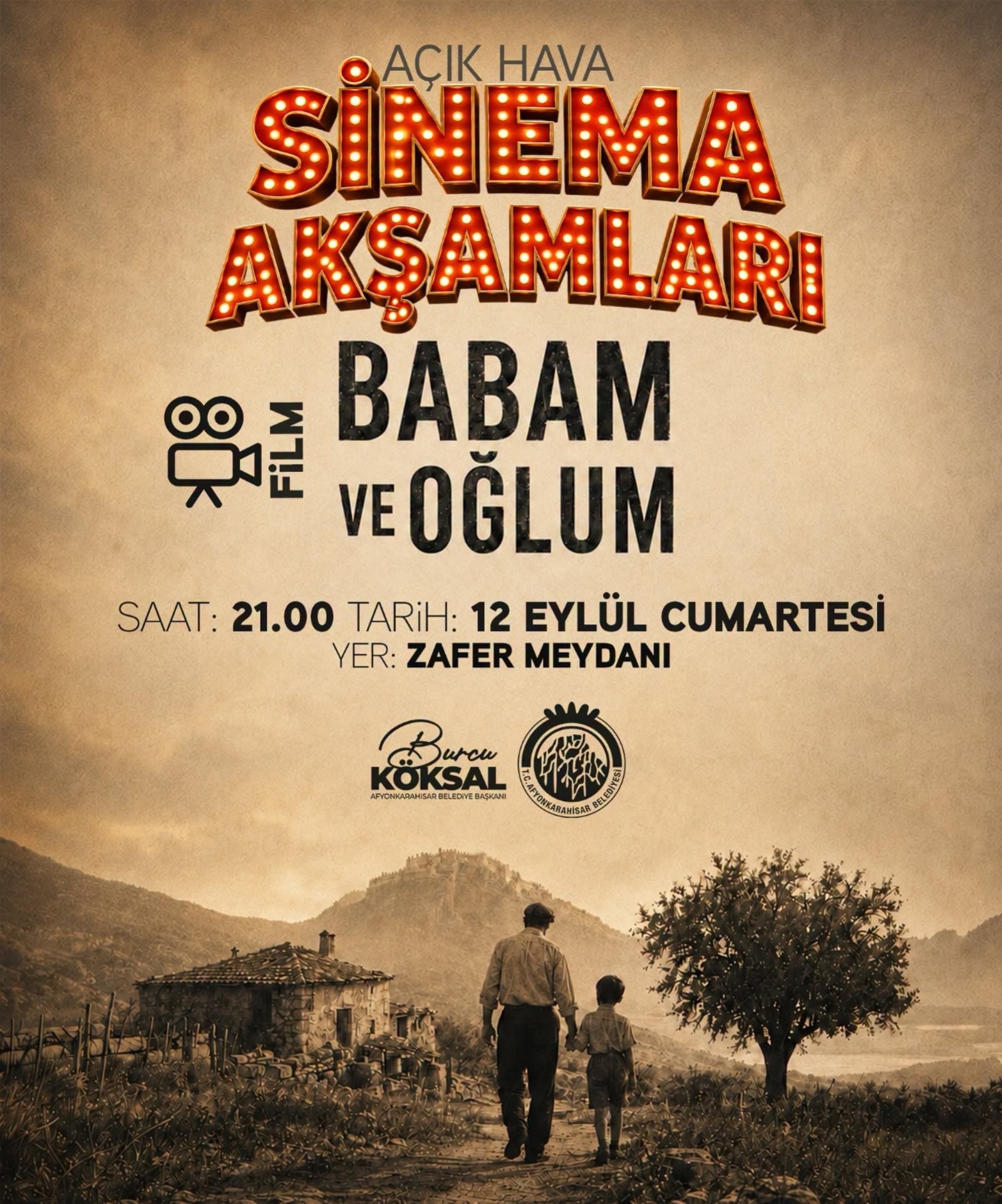 Açık Hava Sinema Akşamları Sürüyor