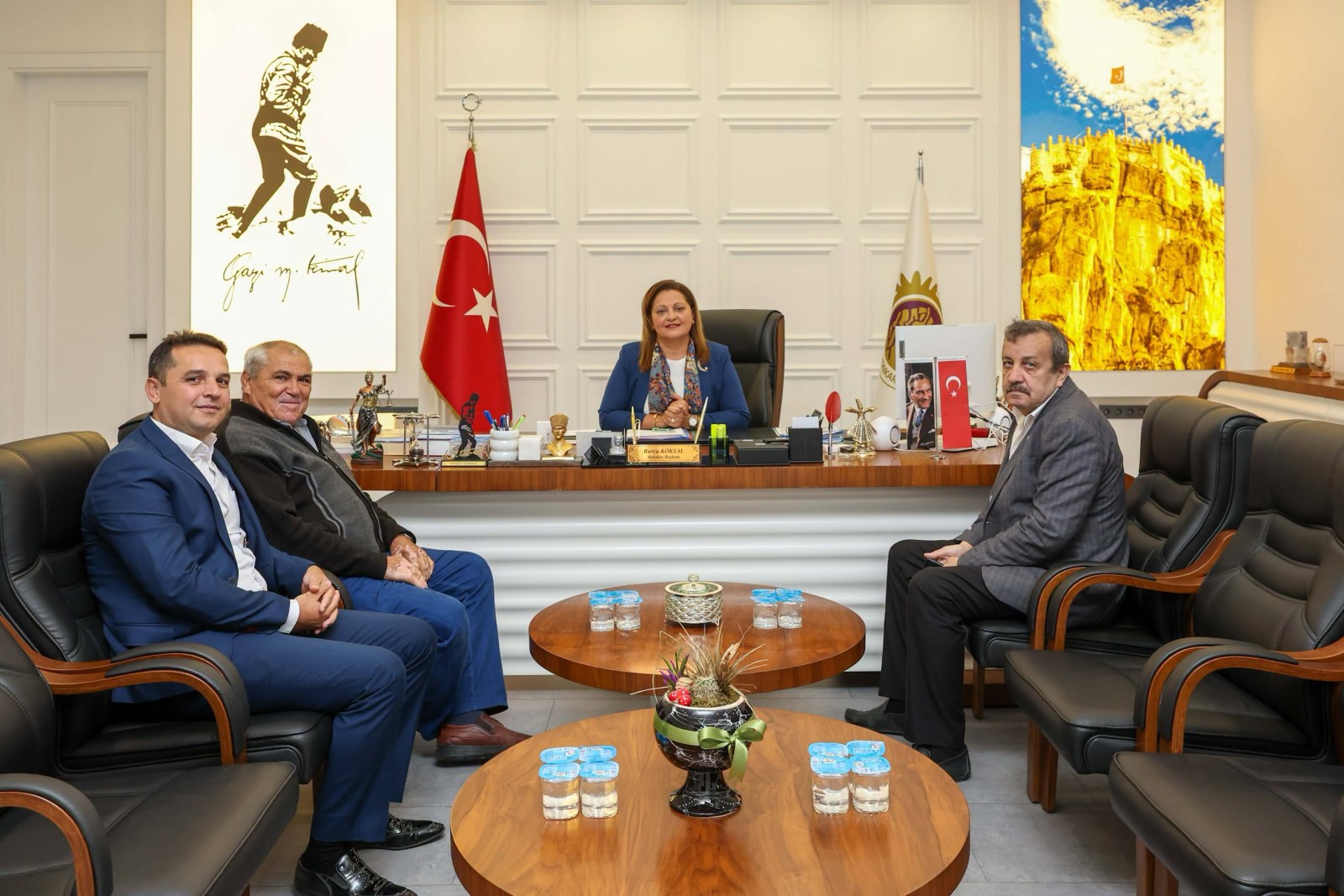 Muhtarlar, Başkan Köksal İle Görüştü