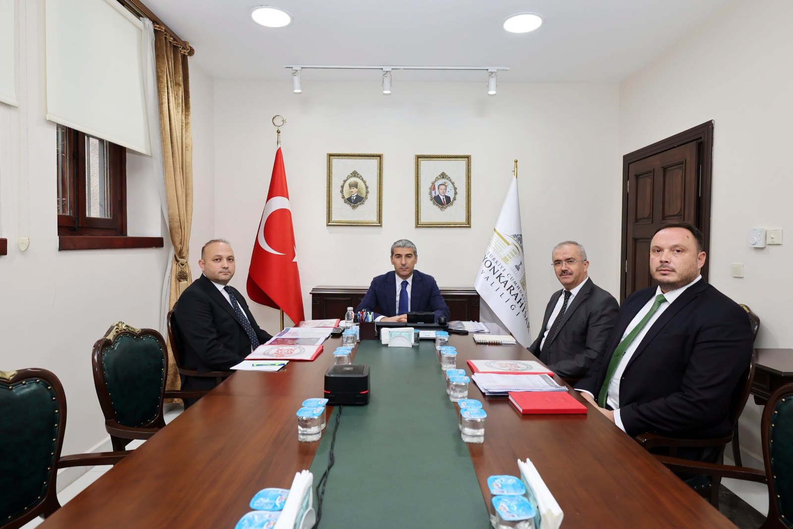 Vali Aktaş, İki Bakanla Toplantıya Katıldı