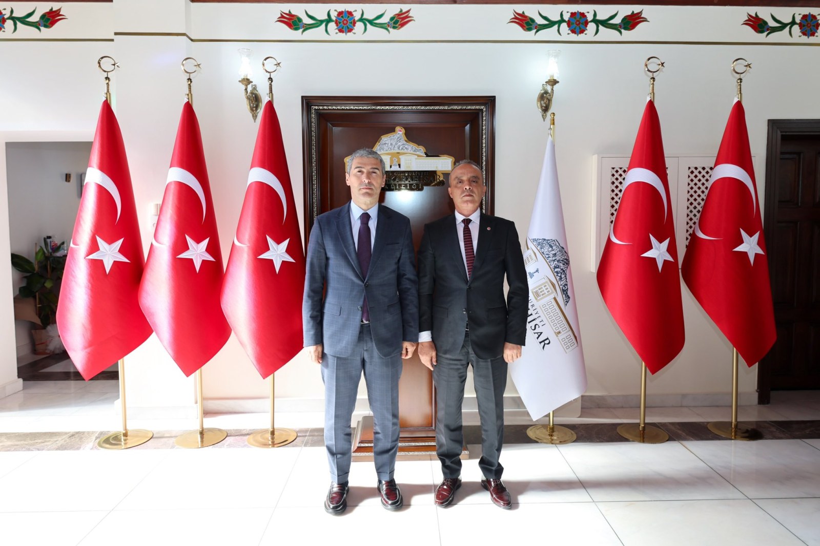 EROL’DAN AKTAŞ’A VEDA ZİYARETİ