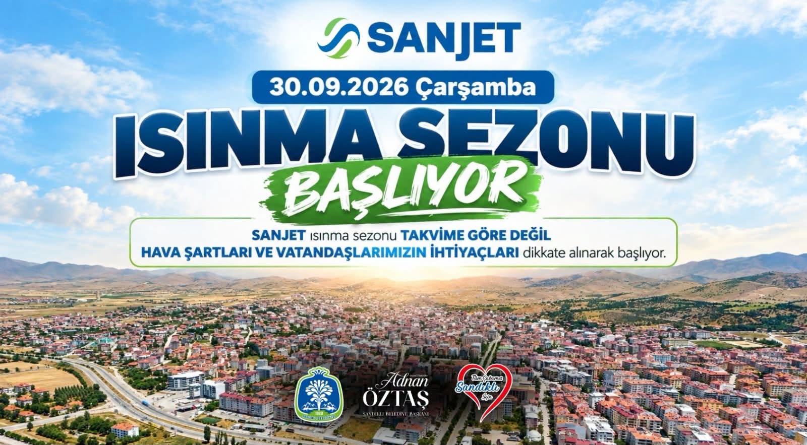 SANJET Isıtma Sezonu Başlıyor