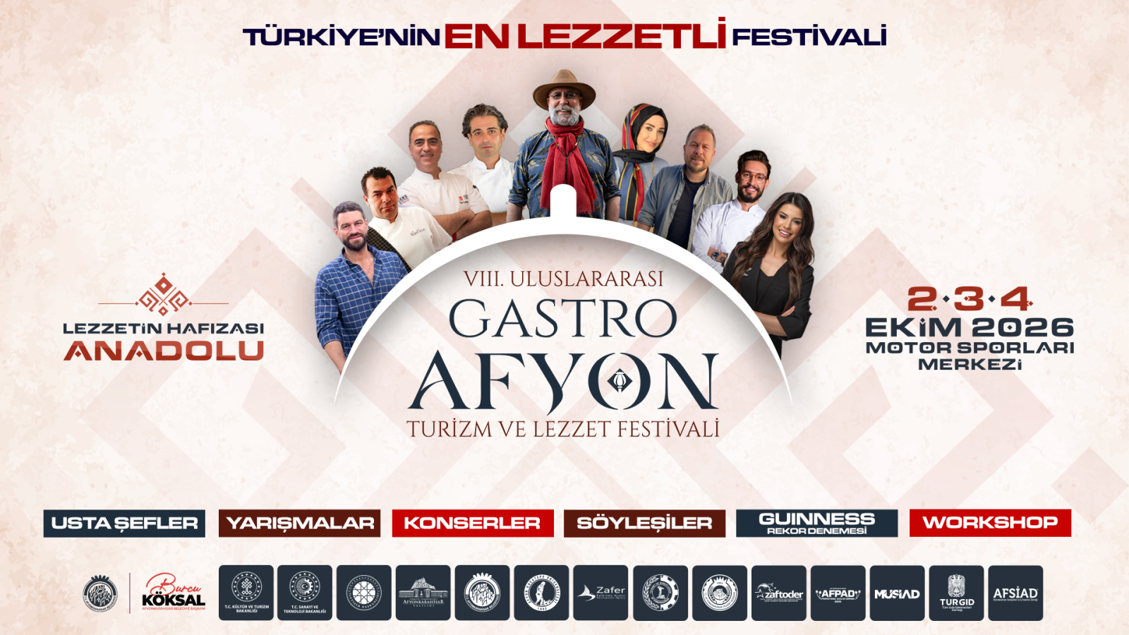 8.Uluslararası Gastro Afyon Festivali Başlıyor