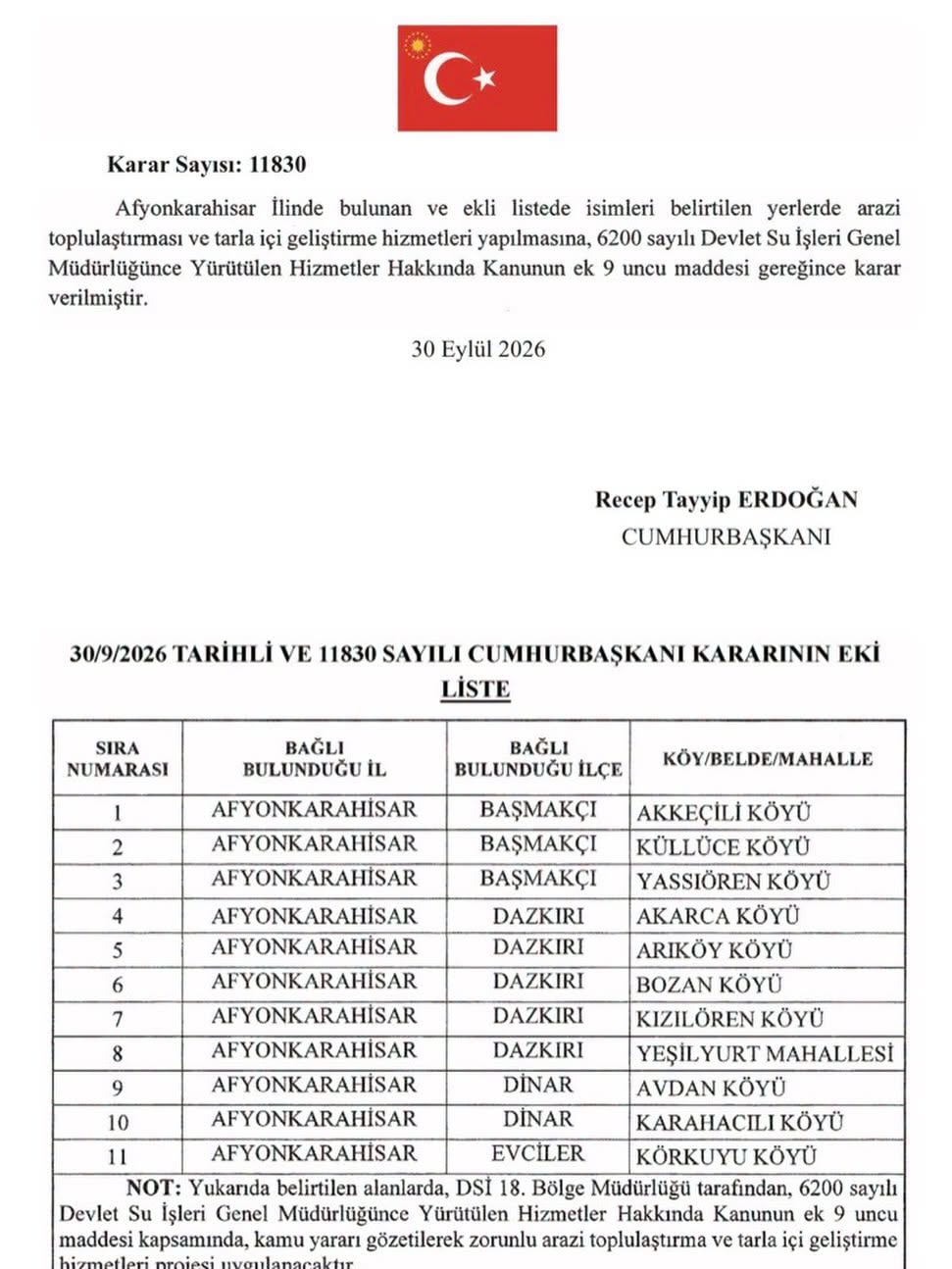 4 İlçe İçin Önemli Karar