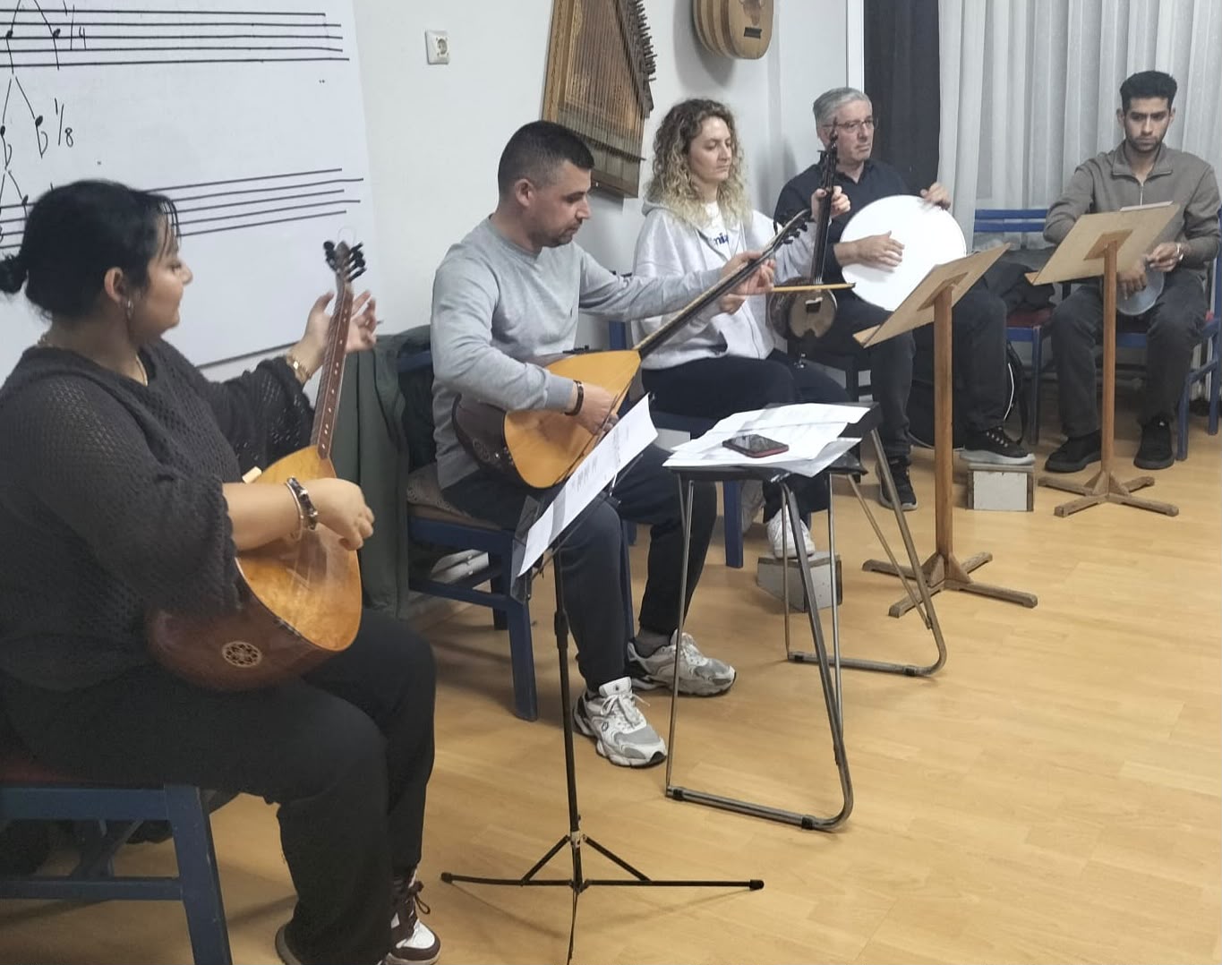 Musiki Eğitim Merkezi’nde Türk Halk Müziği Çalışmaları Devam Ediyor
