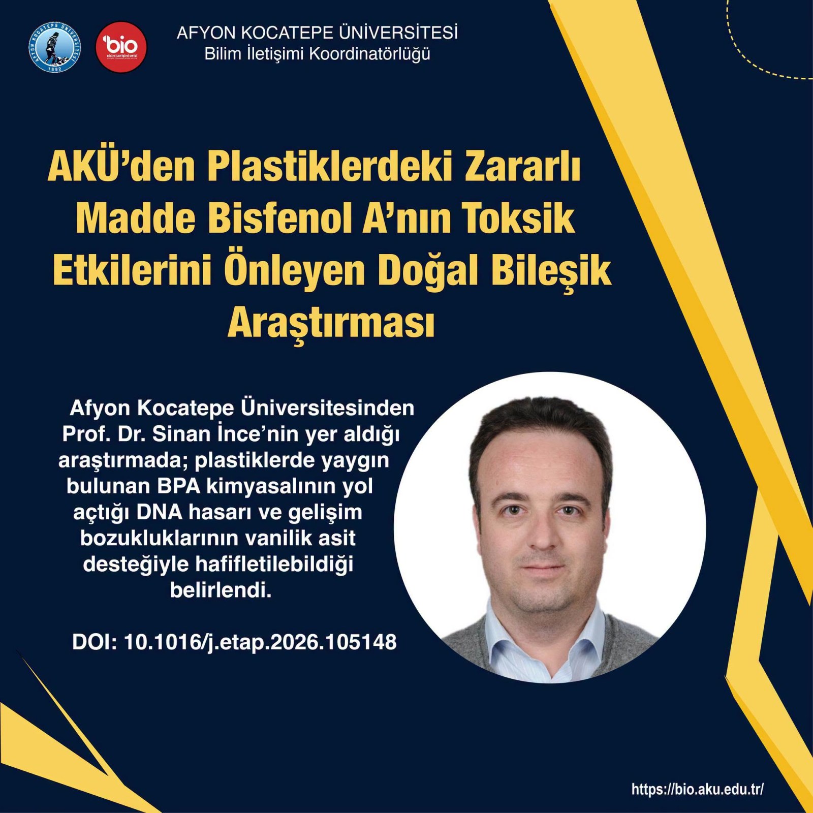 AKÜ'de Plastik Kaplarla İlgili Önemli Araştırma