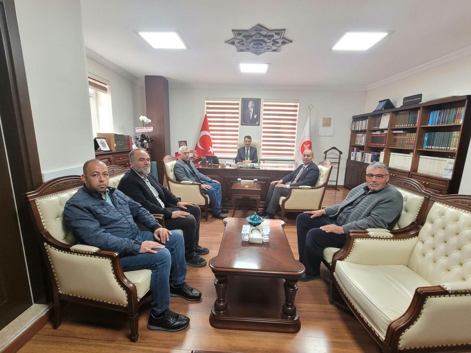 Kumartaşlı'dan Müftü Çelik'e Ziyaret